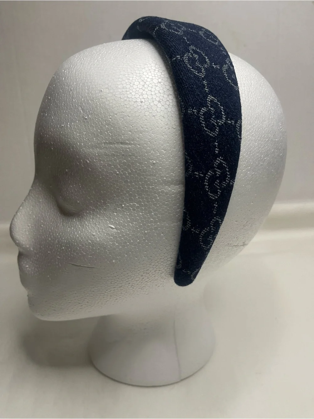 Decorative GG Denim Headband